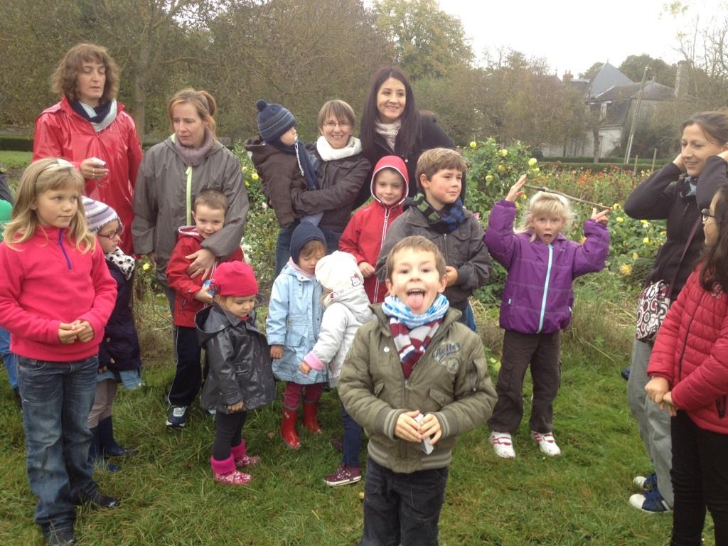 Dans le jardin potager